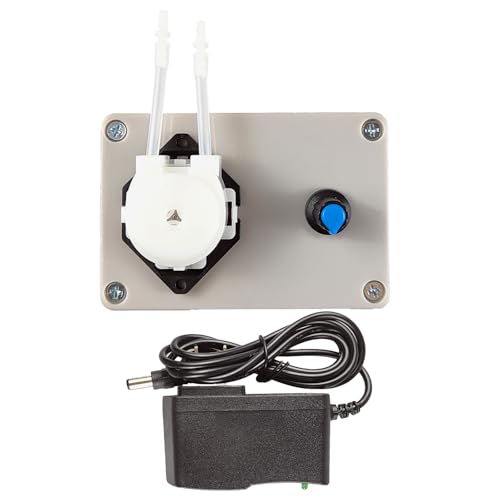 Gikfun 12V Adjustable Peristaltic Dosing Pump Liquid Metering Pump with Adapter for Aquarium Lab Analytical EK1960
