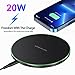 Fast Wireless Charger,20W Max Wireless Charging Pad Compatible with iPhone 17/17 Pro/16/15/14/13/12/SE/XS Max/XR,AirPods;FDGAO Wireless Charge Mat for Samsung Galaxy S25/S24/Note,Pixel/LG