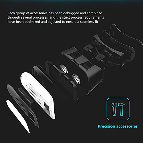 Vr Smart Glasses,3D Virtual Reality Headset Glasses,Wireless Bluetooth Connection For Android/Ios/Pc,For Movies & Video Games #TOP3