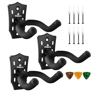 Philorn Gitarrenhalter für Die Wand 3 Stück