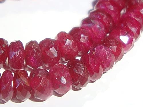 Rubis rondelles pour création de bijoux d'été, perles LKBEADS pour ateliers DIY créatifs