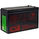 CSB Blei-Akku HR1234WF2, geeignet für APC Back-UPS BE550G, 12 V, 9 Ah