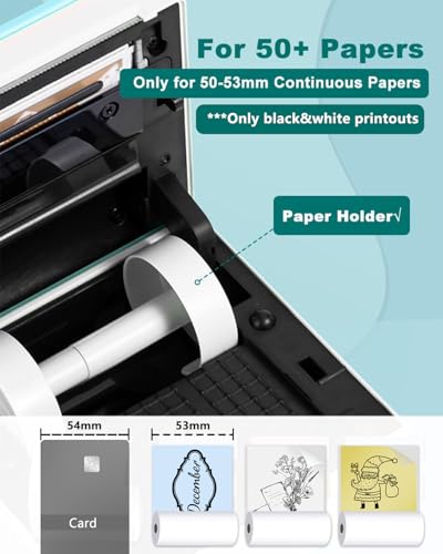 Phomemo PM-M02-G Sticker Printer- Mini Printer M02 Print Pod Thermal Printer Sticker Maker Inkless Pocket Printer Bluetooth Printer thumb #4