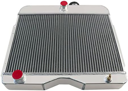4 Row Aluminum Radiator Fit 49-64 Jeep Willys Truck 2.2L l4 GAS/2.4L 2.6L l6 GAS