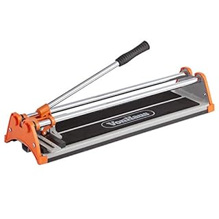VonHaus 430mm Manual Tile Cutter – Straight-Edge Hand Cutter for Ceramic & Glazed Floor/Wall Tiles – Accurate Measurement Guide – Tungsten Carbide Scoring Wheel