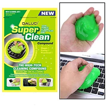 ALPHA BEAST Car Multipurpose Dust Remove Cleaning Jelly for Car, Ac Vent, Keyboard, Door Handle, Ideal for All Device (Pack of 2 (80g))