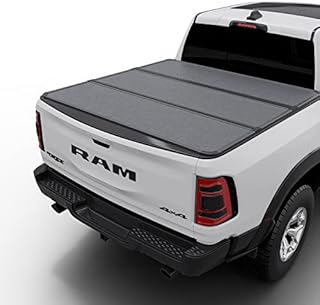 Toptiny Hard Folding Truck Bed Tonneau Cover|HTF011|Fits 2009-2023 Dodge Ram 1500 5' 7