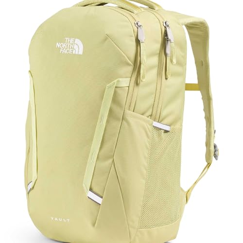 Image of The North Face Women's Vault Everyday Laptop Backpack - Commuter Travel Bag, Water-Repellent, Spacious Main Compartment, Pear /Lemon Mist, One Size