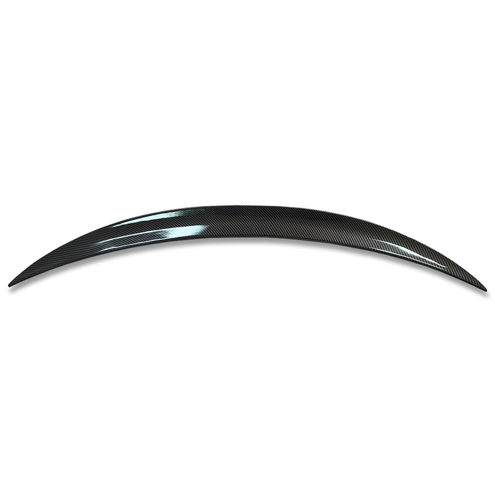 BTFLKAX Car Rear Spoiler for BMW 1 Series E82 2007-2013 Modified MP, Rear Trunk Boot Lip Spoiler Rear Wing Body Kits Car Spoiler Rear Splitter Modification Accessories, Carbon Fiber Texture