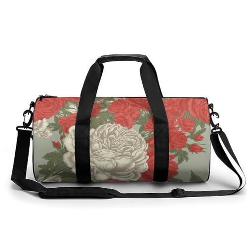 Sac de voyage roses rouges blanches pour vos week-ends et rando