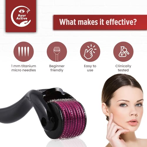 Image of Derma Roller with 540 Needles - 0.5mm Stainless Steel