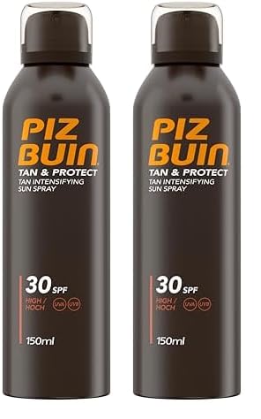 Piz BuinTan and Protect Tan Accelerating Oil Spray SPF 30 High, 150ml (Pack of 2)