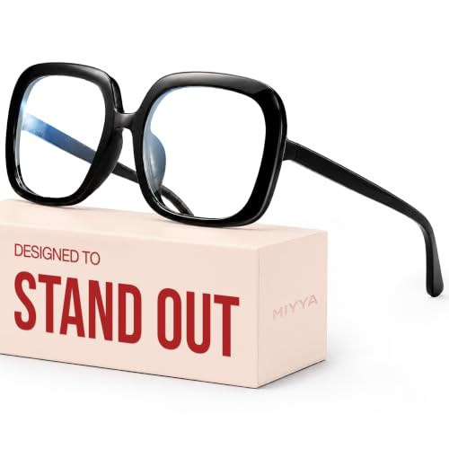Image of miyya Blue Light Blocking Glasses for Women, Blue Light Glasses for Women Oversized Fashion Glasses
