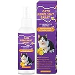 QINGQIYUE Cat Scratch Deterrent Spray, Cat Repellent Spray Indoor and Outdoor for Cat and Kitten, No Scratch Spray Training Aid for Furniture, Sofas, Curtains - Non-Toxic, Alcohol-Free Formula -120ML