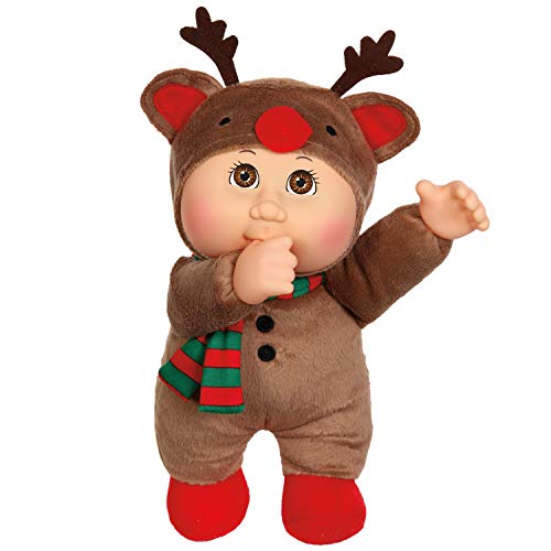 Cabbage Patch Cuties Cocoa Reindeer 9 Inch Soft Body Baby Doll - Holiday Helper Collection