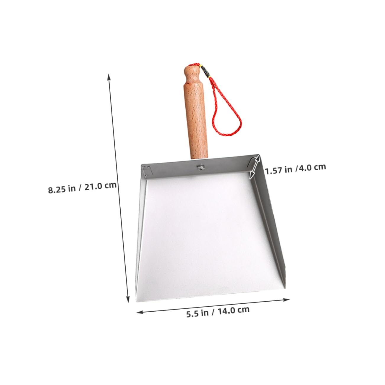 Yardenfun 2 Szt Szufelka Szeroka Płaska Mała Metalowa Szufelka Ręczna Łopatka Do Kominka Ręczna Łopatka Do Popiołu Szufelka Do Popiołu Kominkowego Łopatka Ze Stali Nierdzewnej Łopatka Ze