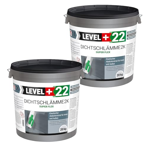 Lodo de sellado 2K Super Flex 40 kg para interiores y exteriores