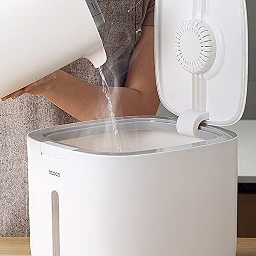 Yavoluy 米びつ 保存容器 密閉 防虫 5kg 10kg 大容量 おしゃれ お米ケース 保存容器 洗える 鮮度を保ち キッチン用品 清潔便利 キッチン収納 (5KG)