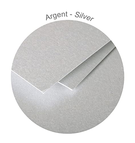Sobres Clairefontaine A4 Plata 120 gm² 50 unités - vue 4