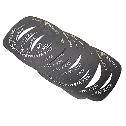 Haofy - Haofy Wachswärmer-Schutzringe aus Papier, 10er-Pack, 144 Mm X 144 Mm, Tropfschutzringe für den Professionellen Salon- und Heimgebrauch