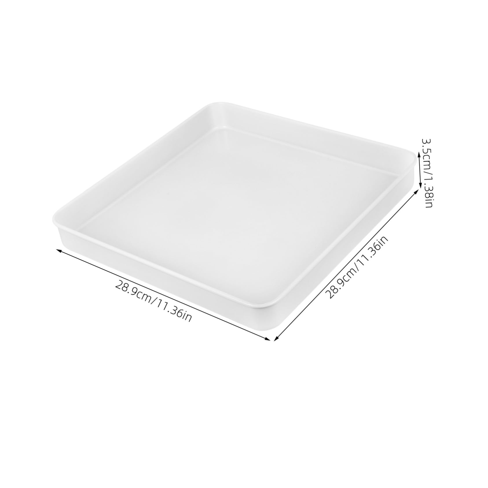 BESTYASH Molde para Hornear Antiadherente de Acero al Carbono Blanco
