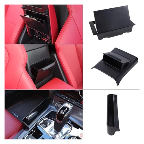 Boîte de rangement de confidentialité Jaguar F-Type en ABS avec double compartiment