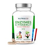 NUTRI & CO Enzymes Digestives Végétales avec 12000 UI de Lactase - Confort Digestif, Bal...