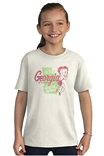 Brisco Brands Wyoming WY Hiking Mountains Smurfs Crewneck T Shirts Boy Girl3