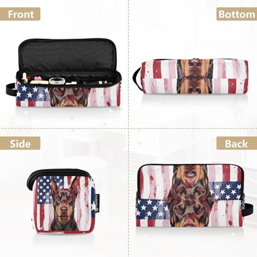 Bolsa para herramientas de cabello para mujeres con tapete resistente al calor y accesorios removibles para planchas de pelo, rizadores, y estilizadores miniatura 5