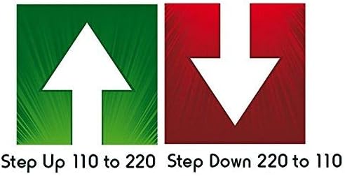 Miniatura 2 de Simran AC-5000 transformador de voltaje elevador y descendente convertidor de potencia para conversión entre 110 voltios y 220 voltios con