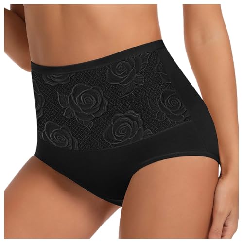 Culotte Gainante Femme Imprimé Panties sans Couture Taille Haute Ventre Plat Panty Body Shaper sous-vêtements Respirable Confortable