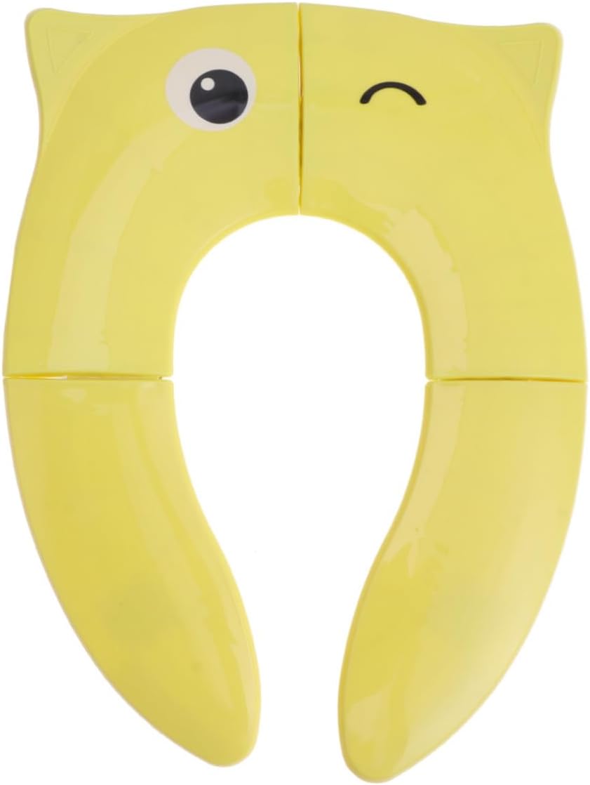 Generic Foldable Toilet Seat Pad Portable Toilet Cover for Boys Travel Home Bathroom Use Cute Animal Design