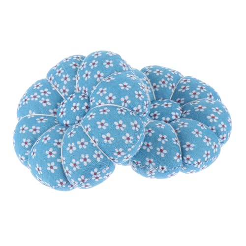 OSALADI Needle Bag Fabric Needle Cushion Embroidery Holder Round Pin Cushion Soft Cotton Pumpkin Shape Practical Sewing Tool