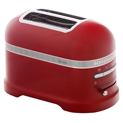 KitchenAid 5KMT2204EER - Tostadora, 1250 W, color rojo
