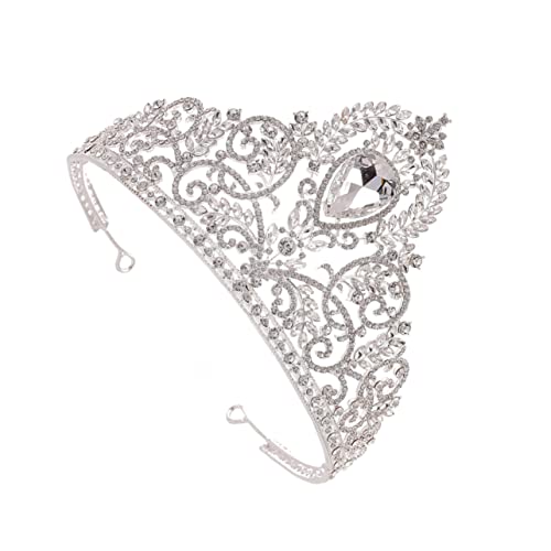Couronne baroque en alliage et strass pour le mariage des femmes élégantes