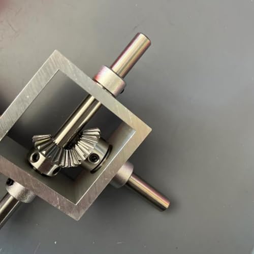 Convertidor de ángulo de engranaje cónico reversible con doble eje de salida 7