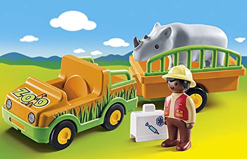 Playmobil 70182 Vétérinaire Avec Véhicule Et Rhinocéros - vue 3