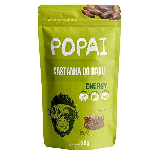 Snacks energétios em cubos sabor Castanha do Baru