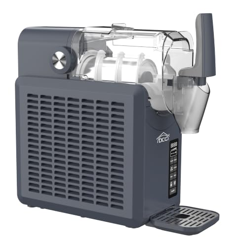 DCG Macchina per Granita IC6500, Macchina per Bevande Ghiacciate, per Granite, Cocktail, Frappé, Milkshake e Succhi, Senza Bisogno di Ghiaccio, Capacità 2 L