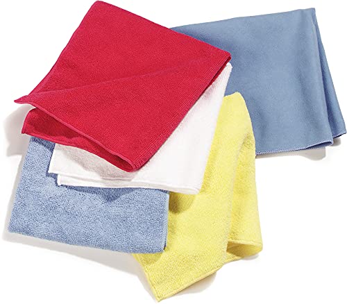 Chiffon microfibre blanc essuyage poussière et vitres 40 cm - 6