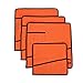 Heavy Duty Oxford Tool Roll Pouch Wrench Holder Organizer Bag With 12 Pockets Set Of 4(HGJ73) (Orange)