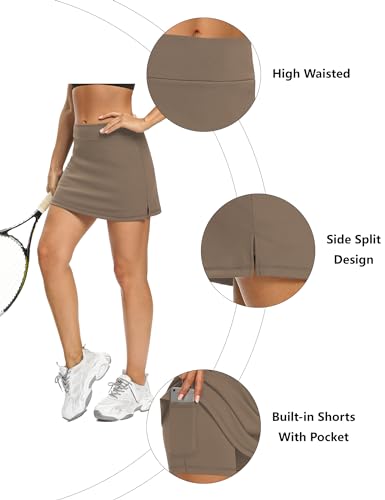 Image of LouKeith Tennis Skirts for Women Golf Athletic Activewear Skorts Mini Summer Workout Running Shorts with Pockets