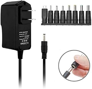 Universal 5v 2a Power Supply with 8 Tips Switching Connector Multi-Function Replacement DC