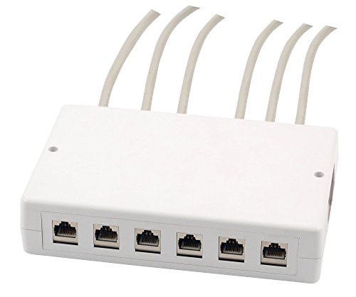 INTELLINET IWP-BOX SC-6 Blanc Boîte de Distribution AP 6/12 Port Surface Mounted Box pour modules, Blanc