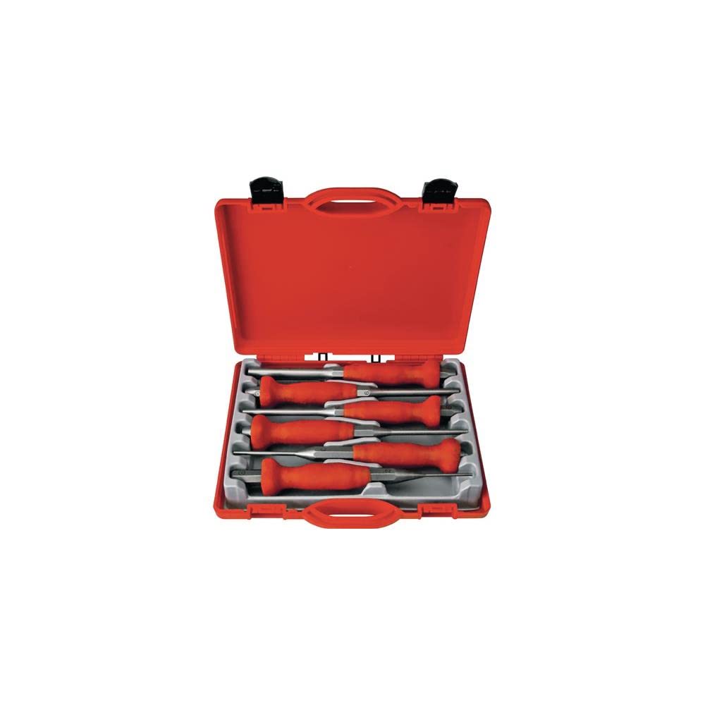 Chasse goupille de précision Peddinghaus 6635700000 jeu de 6 chasse-goupilles argent rouge