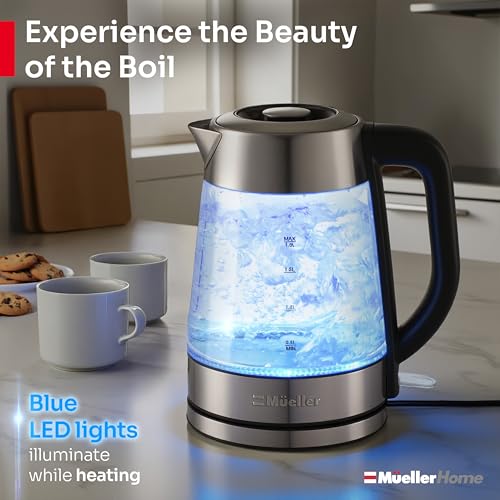 MUELLER HOME Rapid Boil Electric Tea Kettle 1.8L, BPA-Free Hot Water Boiler - Image 4