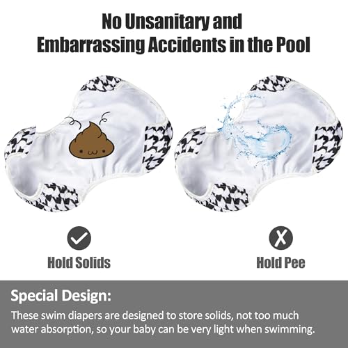 image for wegreeco Baby & Toddler Snap One Size Adjustable Reusable Baby Swim Di