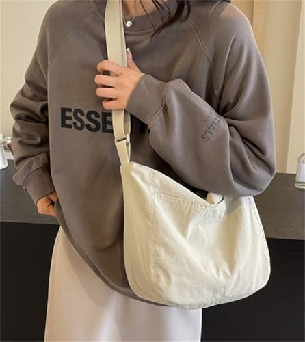 Waterproof Nylon Tote Bag Women Lightweight Handbag Zipper Durable Purse Large Hobo Bag Adjustable Strap Shopping Work2