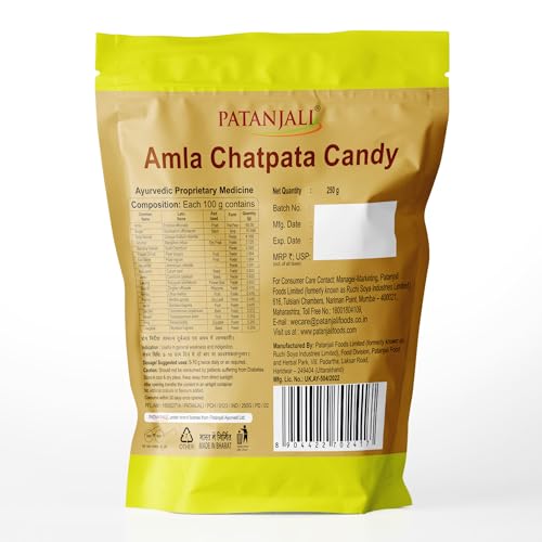 Image of Patanjali Amla Chatpata Candy 250gram