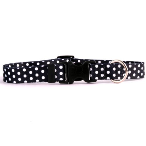Image of Yellow Dog Design Step-in, X-Small, Black Polka Dot